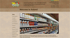 Desktop Screenshot of antonsfruitranch.com